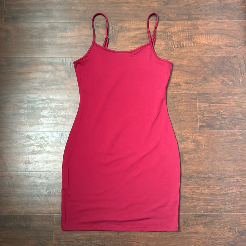 NWOT Mini Spagetti  Red Dress
